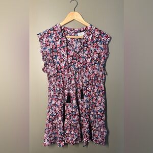 IVY Floral Sleeveless Top Medium